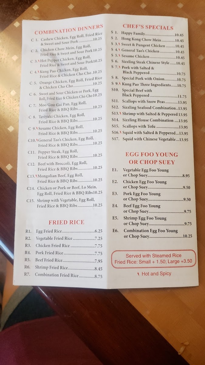 Fai Wong Menu - Image 6